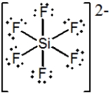 What is the molecular shape of SiF<sub>6</sub><sup>2</sup><sup>−</sup><sup> </sup>as predicted by the VSEPR theory?   A) Trigonal bipyramidal B) Hexagonal C) Tetrahedral D) See-saw E) Octahedral