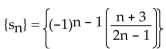 Write out the first five terms of the sequence. -  A)    B)    C)    D)   