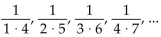 The given pattern continues. Write down the nth term of the sequence   suggested by the pattern. -  A)    B)    C)    D) n(n + 3) 