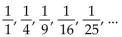 The given pattern continues. Write down the nth term of the sequence   suggested by the pattern. -  A)    B)    C)    D)   