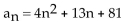 Solve. -The number of students in a school in year n is estimated by the model   . About howmany students are in the school in each of the first three years? A) 98, 123, 156 B) 111, 136, 169 C) 102, 123, 156 D) 98, 123, 144