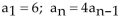 The sequence is defined recursively. Write the first four terms. -  A)    B)    C)    D)   