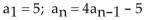 The sequence is defined recursively. Write the first four terms. -  A)    B)    C)    D)   