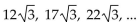 Find the indicated term of the sequence. -The eighteenth term of the arithmetic sequence   A)    B)    C)    D)   