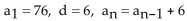Find the first term, the common difference, and give a recursive formula for the arithmetic sequence. -8th term is 28; 13th term is -2 A)    B)    C)    D)   