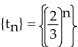 A geometric sequence is given. Find the common ratio and write out the first four terms. -  A)    B)    C)    D)   