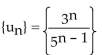 A geometric sequence is given. Find the common ratio and write out the first four terms. -  A)    B)    C)    D)   