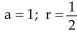 Find the fifth term and the nth term of the geometric sequence whose initial term, a, and common ratio, r, are given. -  A)    B) a   C)    D)   
