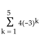 Use a graphing utility to find the sum of the geometric sequence. Round answer to two decimal places, if necessary. -  A) -732 B) -2,460 C) 69 D) 240