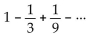 Determine whether the infinite geometric series converges or diverges. If it converges, find its sum. -  A) Converges;   B) Converges; 1 C) Converges;   D) Diverges