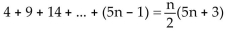  Mathematical Induction 1 Prove Statements Using Mathematical Induction  Write the word or phrase that best completes each statement or answers the question. Use the Principle of Mathematical Induction to show that the statement is true for all natural numbers n. - 