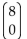 Evaluate the expression. -  A) 1 B) 40,320 C) 2 D) 0
