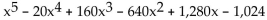 Expand the expression using the Binomial Theorem. -  A)    B)    C)    D)   