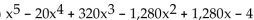 Expand the expression using the Binomial Theorem. -  A)    B)    C)    D)   