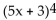 Expand the expression using the Binomial Theorem. -  A)    B)    C)    D)   