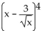 Expand the expression using the Binomial Theorem. -  A)    B)    C)    D)   