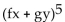 Expand the expression using the Binomial Theorem. -  A)    B)    C)    D)   