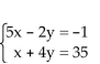 Solve the system of equations by substitution. -  A) x = 3, y = 8; (3, 8)  B) x = 3, y = 9; (3, 9)  C) x = 2, y = 8; (2, 8)  D) x = 2, y = 9; (2, 9) 