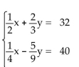 Solve the system of equations by substitution. -  A) x = 100, y = -27; (100, -27)  B) x = 100, y = 27; (100, 27)  C) x = -100, y = -27; (-100, -27)  D) x = -100, y = 27; (-100, 27) 