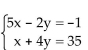 Solve the system of equations by elimination. -  A) x = 3, y = 8; (3, 8)  B) x = 3, y = 9; (3, 9)  C) x = 2, y = 8; (2, 8)  D) x = 2, y = 9; (2, 9) 