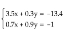 Write the augmented matrix for the system. -  A)    B)    C)    D)   