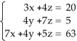 Write the augmented matrix for the system. -  A)    B)    C)    D)   