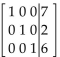 Write the system of equations associated with the augmented matrix. Do not solve. -  A)    B)    C)    D)   