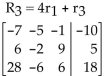 Perform the row operation(s) on the given augmented matrix. -  A)    B)    C)    D)   