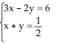 Solve the system of equations using matrices (row operations) . If the system has no solution, say that it is inconsistent. -  A)    B)    C)    D) inconsistent