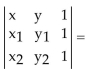 Solve the problem. -The equation of the line passing through the distinct points   is given by   0. Find the equation of the line passing through the points (3, 5) and (-1, 4) . A) x - 4y + 17 = 0 B) x + 7y + 17 = 0 C) -x + 4y - 17 = 0 D) x + 4y + 17 = 0