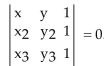 Solve the problem. -The equation of a line passing through two distinct points   is given by   Use the determinant to write an equation for the line passing through (-3, -9) and(5, 2) . Express the lineʹs equation in standard form. A) -11x + 8y + 39 = 0 B) -9x + 5y - 6 = 0 C) 11x - 8y + 39 = 0 D) 2x - 3y - 45 = 0