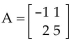 Perform the indicated operation(s) , whenever possible. -Let   and   Find A + B. A)    B)    C)    D)   
