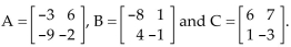 Perform the indicated operation(s) , whenever possible. -Let   Find A + B - C. A)    B)    C)    D)   
