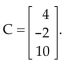 Use the given matrices to compute the given expression. -Let   Find   C. A)    B)    C)    D)   