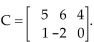 Perform the indicated operations and simplify. -Let   and   Find BC + 6ℐ3. A)    B)    C)    D)   