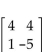 Each matrix is nonsingular. Find the inverse of the matrix. Be sure to check your answer. -  A)    B)    C)    D)   