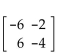 Each matrix is nonsingular. Find the inverse of the matrix. Be sure to check your answer. -  A)    B)    C)    D)   