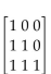 Each matrix is nonsingular. Find the inverse of the matrix. Be sure to check your answer. -  A)    B)    C)    D)   