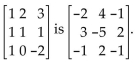Solve the system using the inverse matrix method. -  The inverse of   A) x = 39, y = -44, z = 16; (39, -44, 16)  B) x = 28, y = -45, z = 16; (28, -45, 16)  C) x = -1, y = 0, z = 0; (-1, 0, 0)  D) x = 49, y = 66, z = 28; (49, 66, 28) 