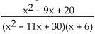 Tell whether the given rational expression is proper or improper. -  A) proper B) improper