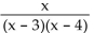 Write the partial fraction decomposition of the rational expression. -  A)    B)    C)    D)   