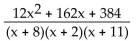 Write the partial fraction decomposition of the rational expression. -  A)    B) -   C) -   D)   