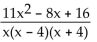 Write the partial fraction decomposition of the rational expression. -  A)    B)    C)    D)   