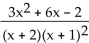 Write the partial fraction decomposition of the rational expression. -  A)    B)    C)    D)   