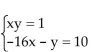 Solve the system of equations using substitution. -  A)    B)    C)    D)   