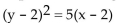 Match the equation to the graph. -  A)    B)    C)    D)   