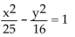 Find the asymptotes of the hyperbola. -  A)    B)    C)    D)   