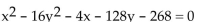 Find the center, transverse axis, vertices, foci, and asymptotes of the hyperbola. -  A) center at (2, -4) transverse axis is parallel to x-axis vertices at (-2, -4) and (6, -4)    B) center at (-4, 2) transverse axis is parallel to x-axis vertices at (-8, 2) and (0, 2)    C) center at (2, -4) transverse axis is parallel to y-axis vertices at (2, -8) and (2, 0)    Asymptotes of y - 4 = - 4(x + 2) and y - 4 = 4(x + 2)  D) center at (2, -4) transverse axis is parallel to x-axis vertices at (1, -4) and (3, -4)    Asymptotes of y + 4 = - 4(x - 2) and y + 4 = 4(x - 2) 
