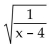 Find functions f and g so that f ∘ g = H. -H(x) =   A)    B)    C)    D)   