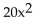 <strong>Solve the problem. An airline charter service charges a fare per person of $200 plus $20 for each unsold seat. The airplaneholds 200 passengers. Let x represent the number of unsold seats and write an expression for the totalrevenue R for a charter flight.</strong> A)R(x)= (200 - x)(200 + 20x)or 40,000 + 3,800x - B)R(x)= 200(200 + 20x)or 40,000 + 4,000x C)R(x)= (200 - x)(200 + 20x)or 40,000 + 4,000x - D)R(x)= x(200 + 20x)or 200x +